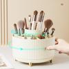 360 Degree Rotating Makeup Brush Holder Organizer Detachable Design 5 Slot Make up Brushes Cup for Cosmetics and Pencil Pen Organizer for Desk Makeup Organizer Skincare Storage for VanityCream view 2