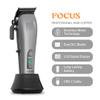 Caliber Pro Focus Hair Clipper, Brushless Motor, 8 Guards, LCD Display, Black & Orange view 2