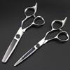 Professional Hair Cutting Shears, 6inch 440C Hairdressing Scissors Cutting Scissors Thinning Shears Professional Hair Shears (Set No Bag view 2