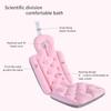 Full Body Bath Pillow for Tub, Spa Bathtub Cushion for Head Neck Shoulder Back Support, Pillows Quick Drying Spa Bath Pillow Headrest Cushion (Pink) view 3