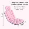 Full Body Bath Pillow for Tub, Spa Bathtub Cushion for Head Neck Shoulder Back Support, Pillows Quick Drying Spa Bath Pillow Headrest Cushion (Pink) view 4