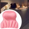 Bath Pillow Bathtub Pillow Headrest Ergonomic SPA Gifts,Luxury,Silicone,Bath Tub Pillow,Bath Cushion,for Tub Soaking Tub, pink view 3