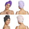 Turbie Twist 4-Pack Microfiber Hair Towel for Beauty, Travel, Gifting - Hair Wrap Turban for Straight, Wavy & Curly Hair - Premium Hair Care (Dark Purple, Light Purple, Grey, Light Pink) view 1