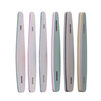 6 Pcs Nails Files And Buffers Professional Sanding Files Set Nails Art Tool Double Sided Emery Boards File Nails