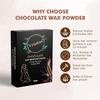 10-Minute Chocolate Full Body Hair Removal Wax Powder view 2
