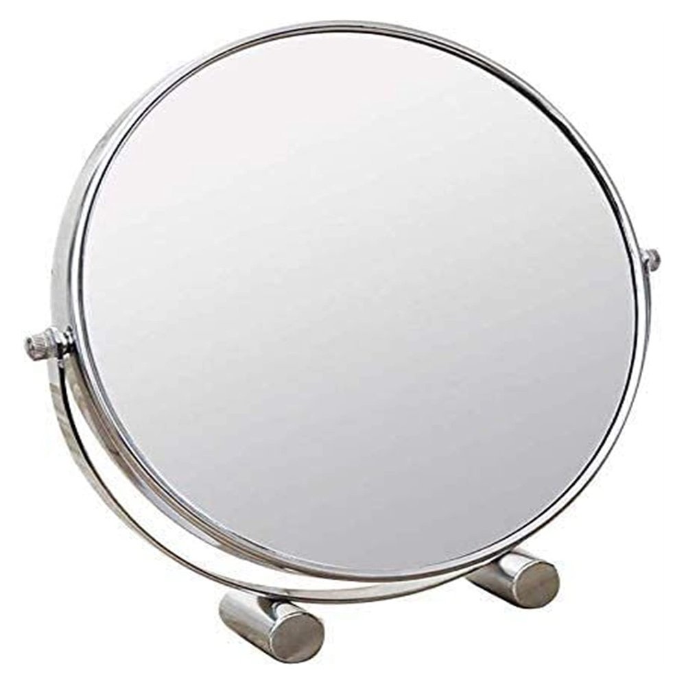 CZCZC Cosmetic Mirror Makeup Vanity Mirror,Desktop Two-Sided Beauty Mirror 3X Magnification Cosmetic Mirror 360 Swivel Bathroom Mirror Portable Little Mirror