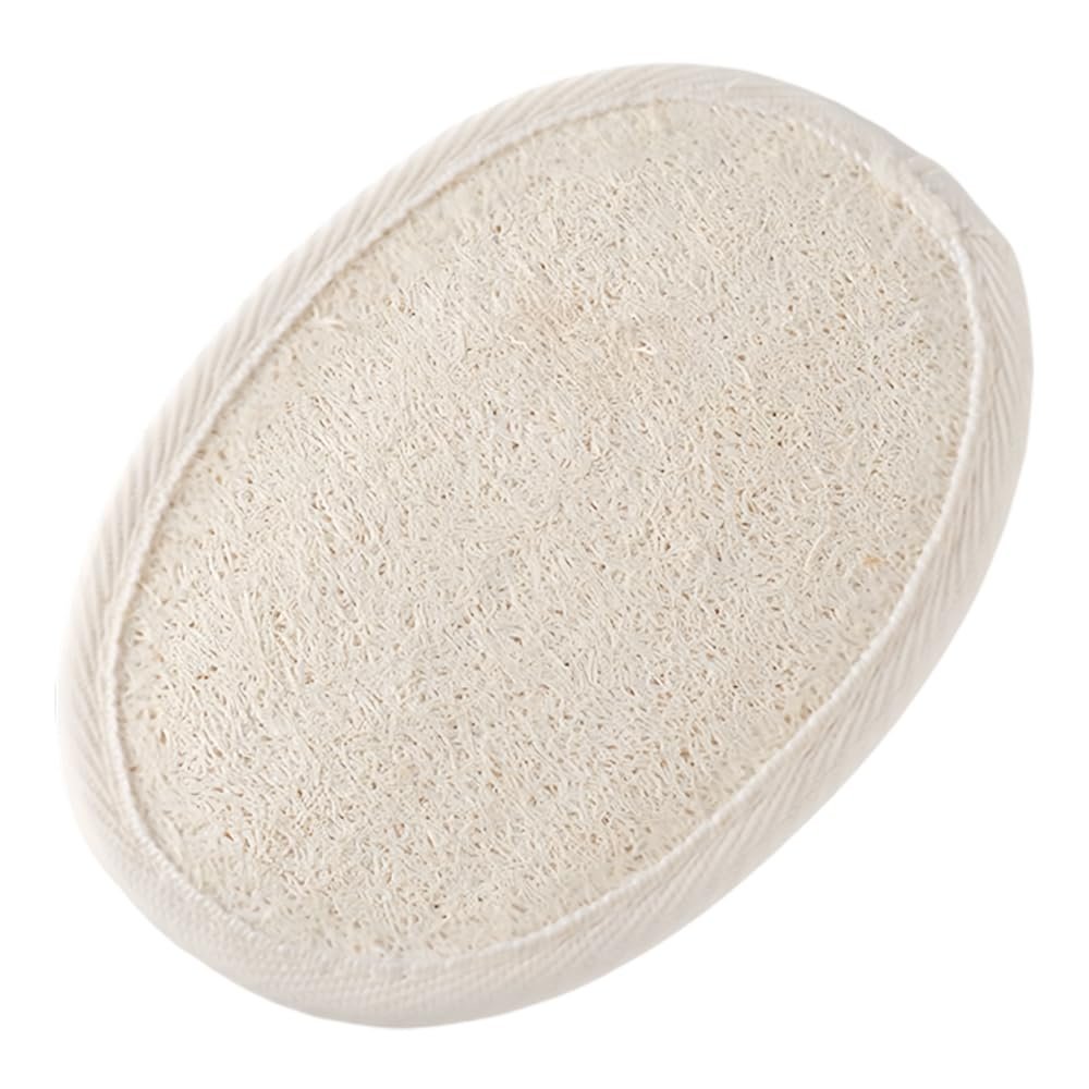 1 Pack Natural Loofah Sponge Exfoliating Body Scrubber Made with Eco-Friendly and Biodegradable Shower Luffa Sponge Loofah for Women and Men for Face and Body