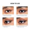 A Set of Quality Eyeliner Eyebrow pencil and Eyelash Mascara, Long-lasting Makeup Waterproof Flawless Cosmetic (BLACK Quality Eyeliner, one size) view 3