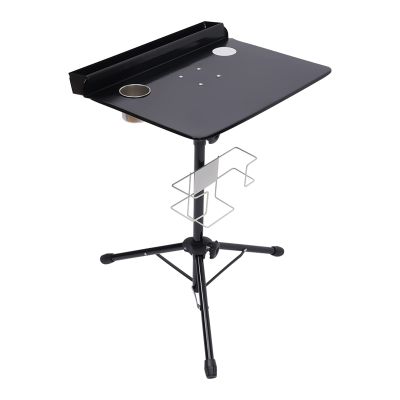 MUSESPANI Tattoo Workstation Hair Salon Tray, Adjustable Height (28-44in) Tattoo Workbench, Portable Tattoo Armrest Stand with Rack for Tattoo Studio, Beauty Salon, Hair Salon (19.69 * 16.14inch)