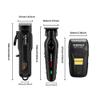 EWKYLSEM Razors Professional Haircut Set, USB Rechargeable, T-Cutter Carving Scissors, Men's Electric Razor, Expediency for Camping or Home use view 2