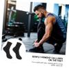 LALADEFIEE 4pcs Moisturizing Foot Care Socks for Men Elastic Design for Dry Cracked Heels Rough Skin Calluses Comfortable Protective for Daily Wear view 3