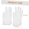 ARTIBETTER 10pairs Static Dust Cloth Gloves for Jewelry Inspection Cleaning and Art Handling and Soft Hand Protector for Work Situations view 2