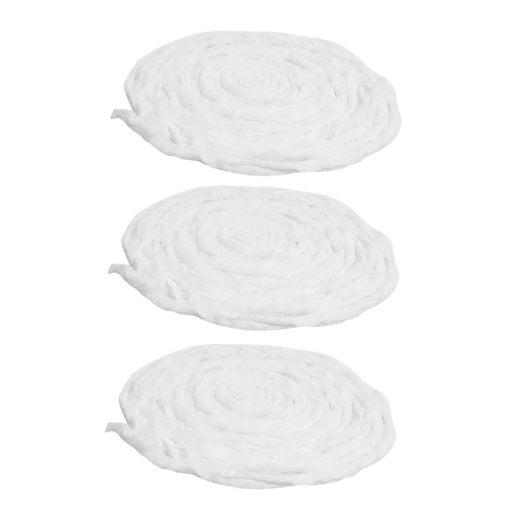 IWOWHERO Hairdressing Cotton Coils for Hair Perming and Dyeing Disposable Water Absorbent Cotton Strips Soft and Gentle for Salon Use Per Pack