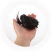 Didiseaon 2pcs Messy Bun Clip for Women Curly Hair Bun Accessories Soft Comfortable Fake Hairpiece for Fine Hair Volume Boosting Half-up view 3