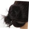 Didiseaon 2pcs Messy Bun Clip for Women Curly Hair Bun Accessories Soft Comfortable Fake Hairpiece for Fine Hair Volume Boosting Half-up view 4