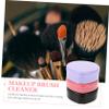 Didiseaon 3pcs Makeup Brush Cleaner Sponge Cosmetic Brush Cleaning Box for Effortless Makeup Maintenance Stylish Design for Vanity view 3