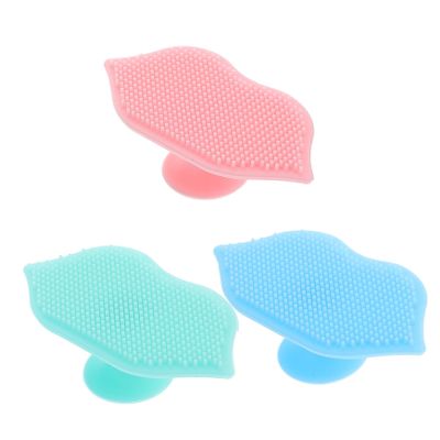 Anneome 3pcs Silicone Face Scrubber Exfoliating Facial Brush Pads for Deep Cleansing and Skin Care Soft Silicone Cleansing Brushes Green and for Home and Travel Use