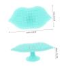 Anneome 3pcs Silicone Face Scrubber Exfoliating Facial Brush Pads for Deep Cleansing and Skin Care Soft Silicone Cleansing Brushes Green and for Home and Travel Use view 2