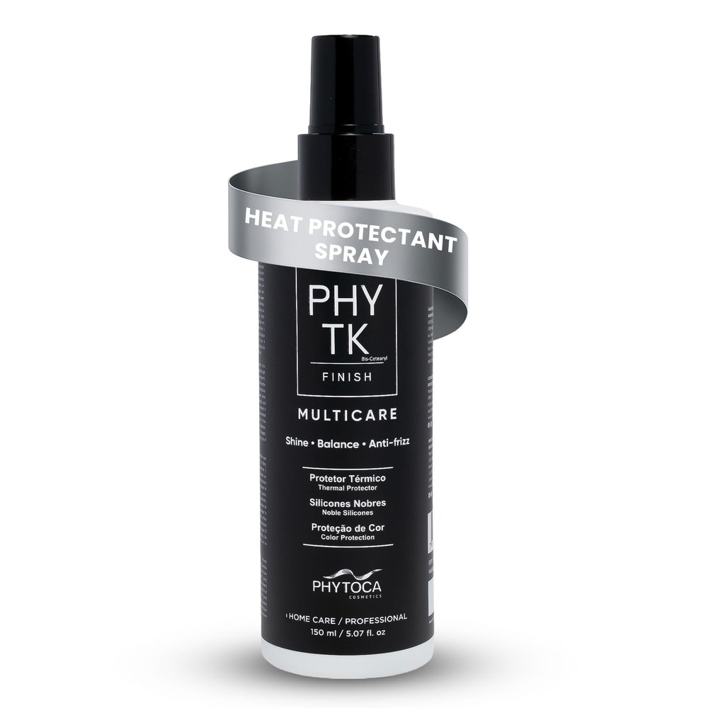 Phytoca Multicare Heat Protectant Spray Professional Thermal Protection for Blow Drying & Styling, Lightweight Frizz Control, Shine-Boosting Hair Shield, Fast-Dry Formula, 8 oz