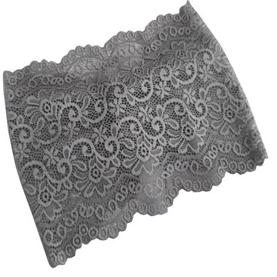 Oyabridal Elastic Women's Lace Headbands, Stretchy Lace Headbands for Women (Silver, One Size)