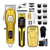 EWKYLSEM Razors HIENA Professional Salon Hair Cutting Machine Three-Piece Set USB-Charged Trimmer Offers Options for Home Applications Clipper view 1