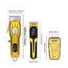 EWKYLSEM Razors HIENA Professional Salon Hair Cutting Machine Three-Piece Set USB-Charged Trimmer Offers Options for Home Applications Clipper view 2