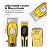 EWKYLSEM Razors HIENA Professional Salon Hair Cutting Machine Three-Piece Set USB-Charged Trimmer Offers Options for Home Applications Clipper view 3