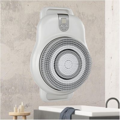APKLJIUY Smart Wall Mounted Exfoliating Brush,Electric Shower Brush Body Scrubber Exfoliating Massage,for Shower and Deep Cleansing,360 Automatic Rota-Tion