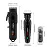 EWKYLSEM Razors HIENA Professional Rechargeable Hair Clipper Set,USB Charging, Small Portable Easy to use at Home,Fast Trim Without Pulling Hair(Black 3-Piece Set A) view 2