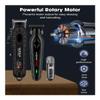 EWKYLSEM Razors HIENA Professional Rechargeable Hair Clipper Set,USB Charging, Small Portable Easy to use at Home,Fast Trim Without Pulling Hair(Black 3-Piece Set A) view 4