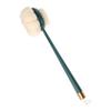 Anneome Dual-Sided Long Handle Bath Brush with Soft Loofah and Bristle for Skin Exfoliating Back Scrubber for Gentle Cleansing and Exfoliation view 1