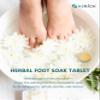 Hydrogen Foot Soak Effervescent Tablets 10 Pack | Ginger & Mugwort Herb Foot Bath, Relaxing Spa Pedicure Care | Improves Circulation, Soothes Tired Feet, Softens Calluses, Controls Odor view 2