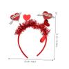 Cabilock Valentine Day Headband for Women Comfortable and Stylish Heart Accessory for Parties Weddings and Dress-up Events Versatile Design for Various Hairstyles view 2