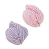 ASAKKURA Quick Dry Hair Cap Set 2pcs Non-Slip Spa Caps Hair Drying Towel for Adults Boys and Girls Spa Accessory view 1