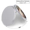 HKMNTGD Travel Compact Makeup Mirror Cute Pocket Round Folding Mirror Airplane Flying in The Air Printed Portable 2 X 1x Magnification Makeup Mirror, Ideal for Handbag, Girls Gift view 2