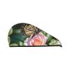 STVYUKL Butterfly and Rose Hair Drying Cap Super Absorbent Soft Hair Drying Towel Quick Dry Coral Velvet Drying Hair Caps Hair Turban for Women Wet Hair Long Thick Hair view 1
