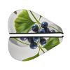 STVYUKL Ginkgo Leaves and Berries Hair Drying Cap Super Absorbent Soft Hair Drying Towel Quick Dry Coral Velvet Drying Hair Caps Hair Turban for Women Wet Hair Long Thick Hair view 2