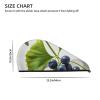 STVYUKL Ginkgo Leaves and Berries Hair Drying Cap Super Absorbent Soft Hair Drying Towel Quick Dry Coral Velvet Drying Hair Caps Hair Turban for Women Wet Hair Long Thick Hair view 4