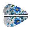 STVYUKL Blue Mini Flower Swirl Hair Drying Cap Super Absorbent Soft Hair Drying Towel Quick Dry Coral Velvet Drying Hair Caps Hair Turban for Women Wet Hair Long Thick Hair view 2