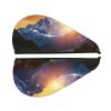 LHBWCVN Mountain Sunrise Hair Towel Wrap for Women Hair Cap Coral Velvet Hair Drying Cap with Button Super Absorbent Hair Drying Towel Quick Dry Hair Turban for Wet Hair Long Thick Hair view 2