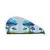 STVYUKL Cartoon Blue Mushroom Hair Drying Cap Super Absorbent Soft Hair Drying Towel Quick Dry Coral Velvet Drying Hair Caps Hair Turban for Women Wet Hair Long Thick Hair view 1