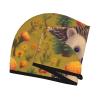 LPTSVBN Hedgehog Hair Drying Cap Coral Velvet Hair Towel Wrap with Button Quick Dry Hair Cap for Women Soft Absorbent Hair Turban Hair Drying Towel for Wet Hair Long Thick Hair view 3