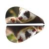 LHBWCVN Ferret Hair Towel Wrap for Women Hair Cap Coral Velvet Hair Drying Cap with Button Super Absorbent Hair Drying Towel Quick Dry Hair Turban for Wet Hair Long Thick Hair view 2