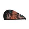 LPTSVBN Octopus Intertwined Hair Drying Cap Coral Velvet Hair Towel Wrap with Button Quick Dry Hair Cap for Women Soft Absorbent Hair Turban Hair Drying Towel for Wet Hair Long Thick Hair view 1