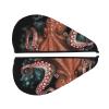 LPTSVBN Octopus Intertwined Hair Drying Cap Coral Velvet Hair Towel Wrap with Button Quick Dry Hair Cap for Women Soft Absorbent Hair Turban Hair Drying Towel for Wet Hair Long Thick Hair view 2