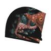 LPTSVBN Octopus Intertwined Hair Drying Cap Coral Velvet Hair Towel Wrap with Button Quick Dry Hair Cap for Women Soft Absorbent Hair Turban Hair Drying Towel for Wet Hair Long Thick Hair view 3