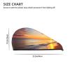 Beautiful Tropical Sunrise on The Beach Hair Towel Wrap for Women Hair Cap Coral Velvet Hair Drying Cap with Button Super Absorbent Hair Drying Towel Quick Dry Hair Turban for Wet Hair Long Thick Hair view 4