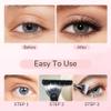 Folding Angle Scalloped Lash Brush, 2024 Upgraded Mascara Fan Brush, Eyelash Comb Separator Makeup Tool, Multifunctional Eyelash Comb Separation Tool, Eyelash Fan Brushs Stick Makeup Tool (1pc) view 2