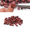 100Pcs 80/120/150/180/240Grit Sanding Bands for Drill Fine Grit Sanding Bands Drill Sanding Bit view 4