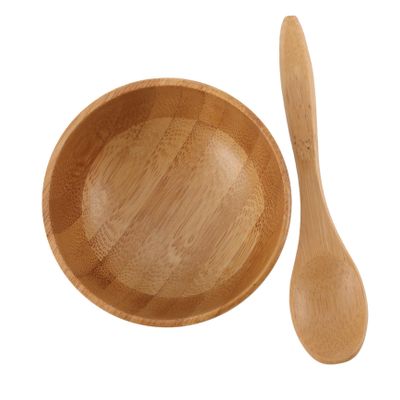 Bamboo Mask Mixing Bowl Set Face Mask Stirring Bowl Spa Tools Skin Care Set